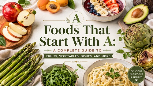 Foods That Start With A